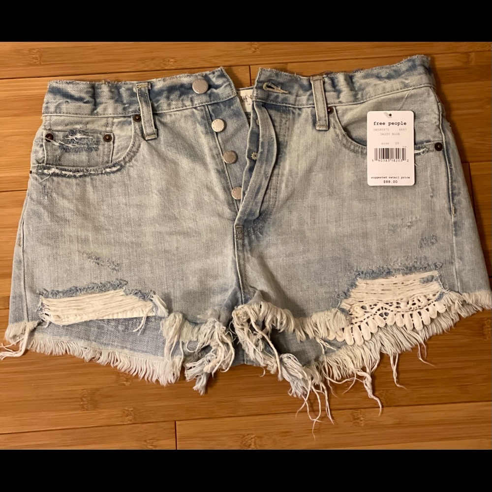 Free people Jean shorts